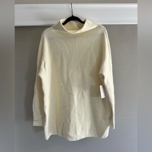 NWT Free People Cream Turtleneck Sweater